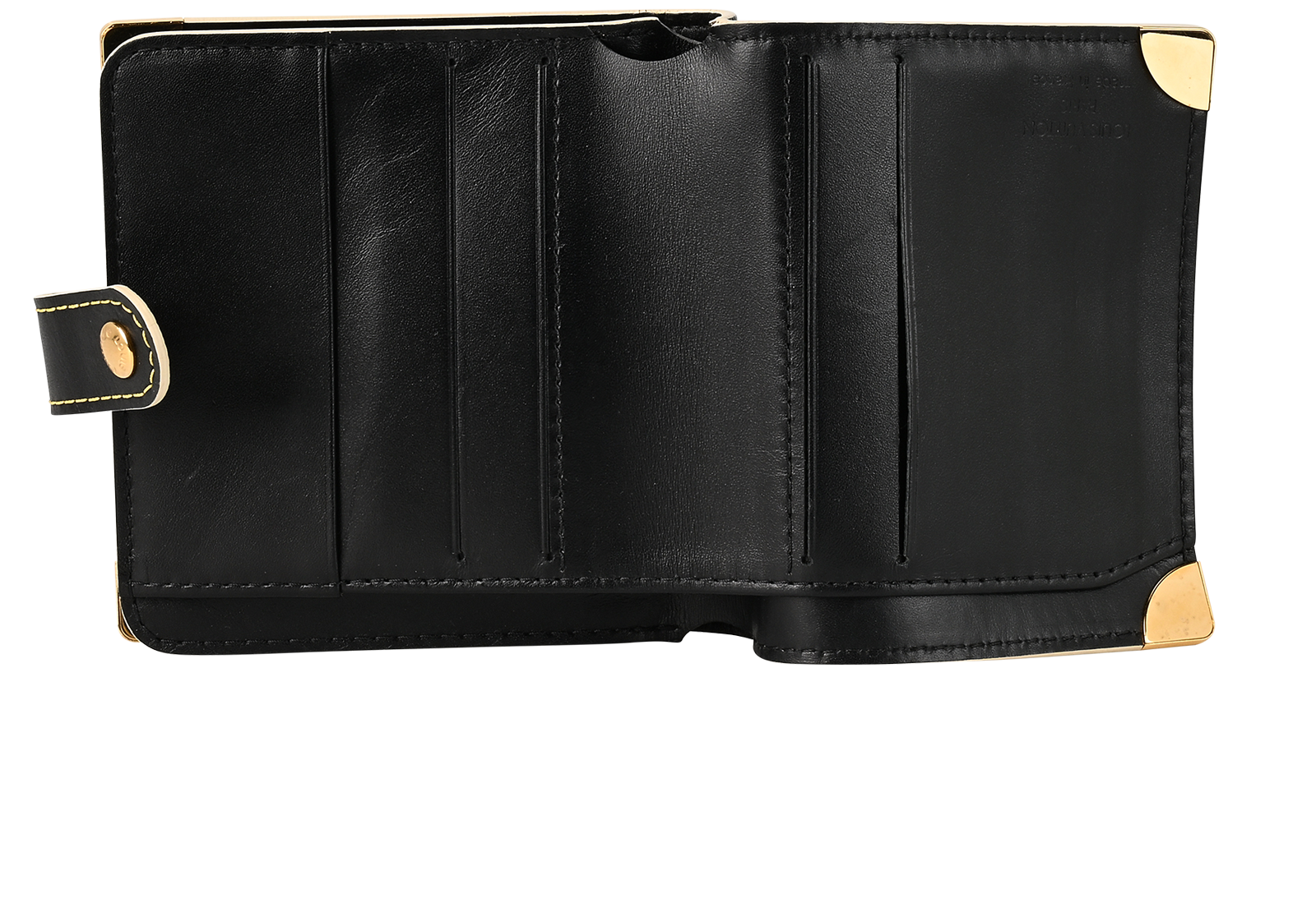 Louis Vuitton Suhali Compact Zipped Wallet, &pound;195, Accessories, Black, Leather, Other view